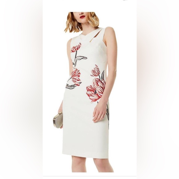 Karen Millen Dresses & Skirts - Karen Millen ivory cocktail dress, size 4